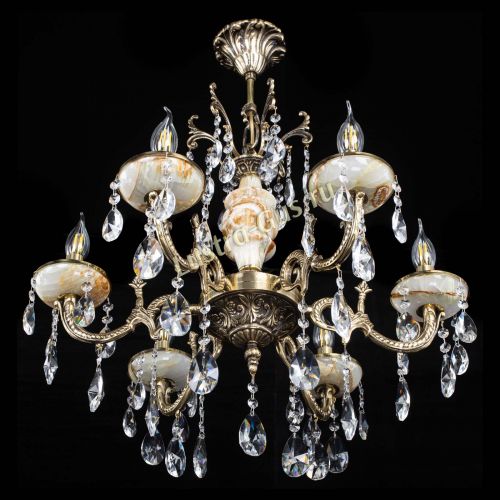 Люстра бронзовая Оникс №6/1 лучик в Ижевске Гусь Хрустальный