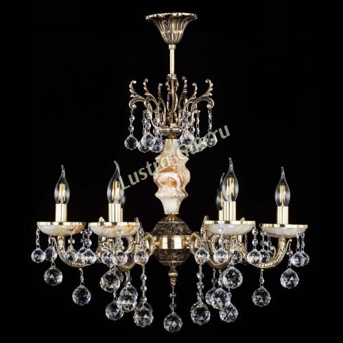 Люстра бронзовая Оникс №6/1 шар в Ижевске Гусь Хрустальный