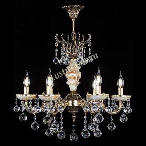 Люстра бронзовая Оникс №6/1 шар в Ижевске Гусь Хрустальный