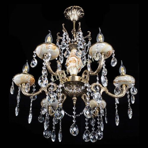 Люстра бронзовая Оникс №6/2 баден в Ижевске Гусь Хрустальный