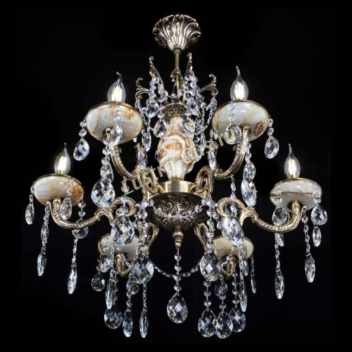 Люстра бронзовая Оникс №6/2 баден в Ижевске Гусь Хрустальный