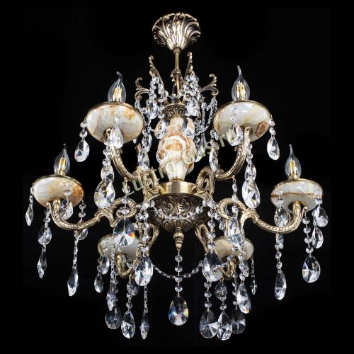 Люстра бронзовая Оникс №6/2 лучик в Ижевске Гусь Хрустальный