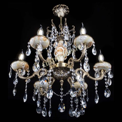 Люстра бронзовая Оникс №6/2 лучик в Ижевске Гусь Хрустальный