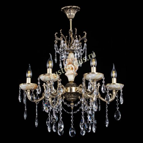 Люстра бронзовая Оникс №6/2 журавлик в Ижевске Гусь Хрустальный