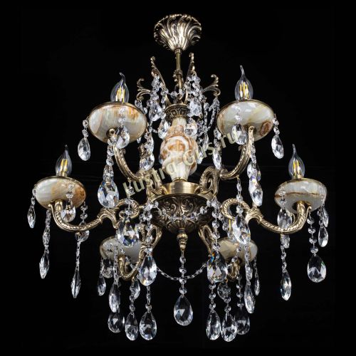 Люстра бронзовая Оникс №6/2 журавлик в Ижевске Гусь Хрустальный