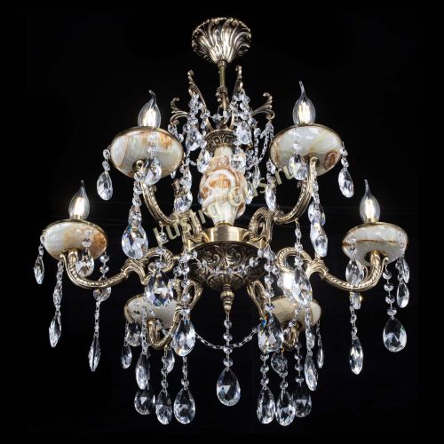 Люстра бронзовая Оникс №6/2 журавлик в Ижевске Гусь Хрустальный