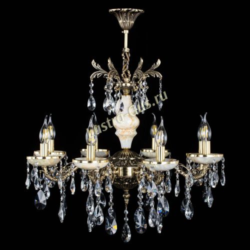 Люстра бронзовая Оникс №8/1 лучик в Ижевске Гусь Хрустальный