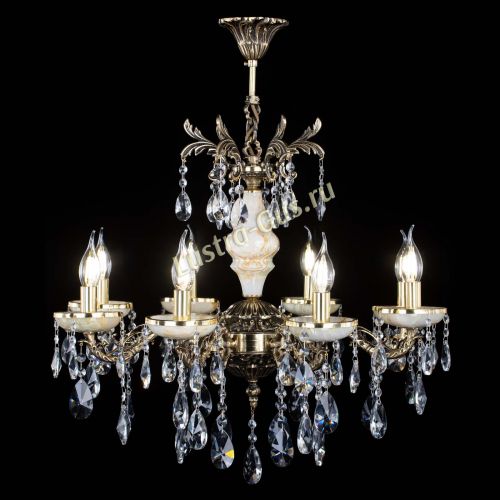 Люстра бронзовая Оникс №8/1 лучик в Ижевске Гусь Хрустальный