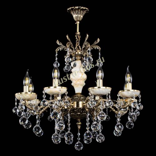 Люстра бронзовая Оникс №8/1 шар в Ижевске Гусь Хрустальный