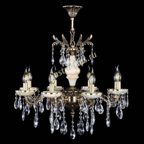 Люстра бронзовая Оникс №8/1 журавлик в Ижевске Гусь Хрустальный