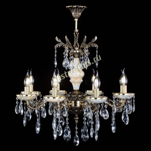 Люстра бронзовая Оникс №8/1 журавлик в Ижевске Гусь Хрустальный