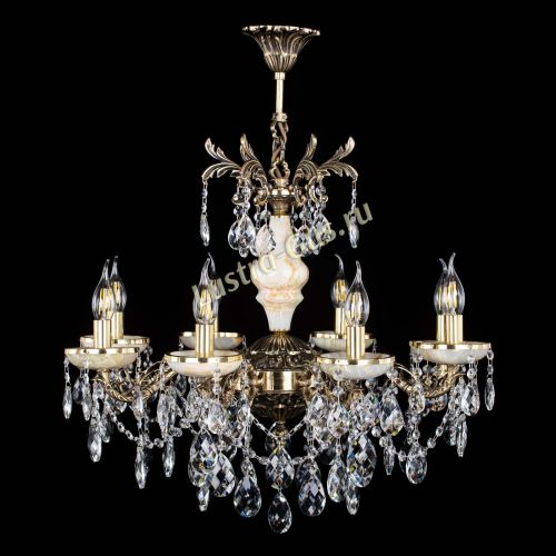 Люстра бронзовая Оникс №8/2 баден в Ижевске Гусь Хрустальный