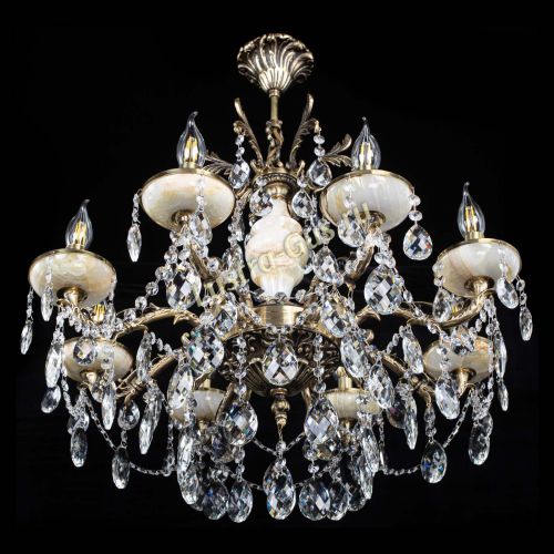 Люстра бронзовая Оникс №8/2 баден в Ижевске Гусь Хрустальный