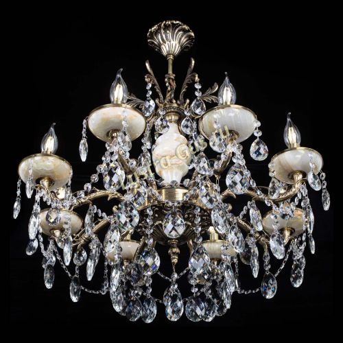 Люстра бронзовая Оникс №8/2 баден в Ижевске Гусь Хрустальный