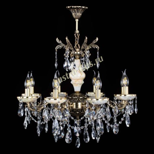 Люстра бронзовая Оникс №8/2 лучик в Ижевске Гусь Хрустальный