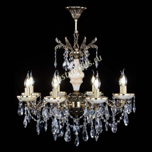 Люстра бронзовая Оникс №8/2 лучик в Ижевске Гусь Хрустальный