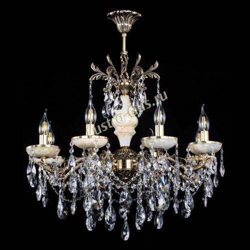 Люстра бронзовая Оникс №8/2 лучик в Ижевске Гусь Хрустальный