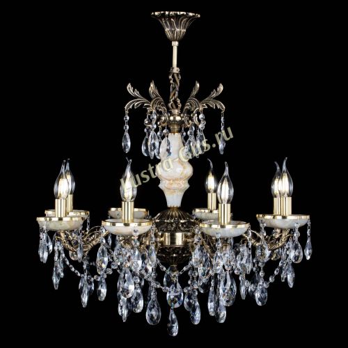 Люстра бронзовая Оникс №8/2 журавлик в Ижевске Гусь Хрустальный