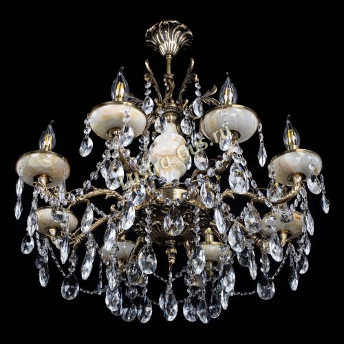 Люстра бронзовая Оникс №8/2 журавлик в Ижевске Гусь Хрустальный