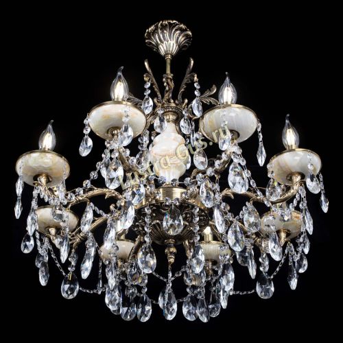 Люстра бронзовая Оникс №8/2 журавлик в Ижевске Гусь Хрустальный