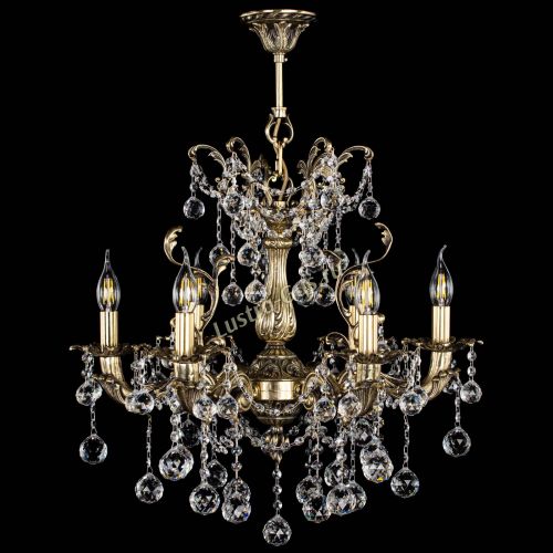 Люстра бронзовая Селена №6/2 шар в Ижевске Гусь Хрустальный