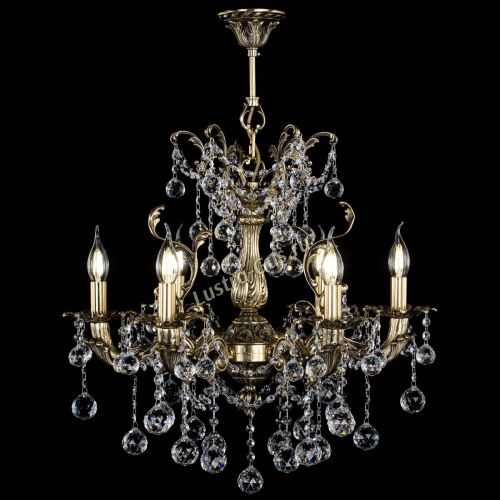 Люстра бронзовая Селена №6/2 шар в Ижевске Гусь Хрустальный