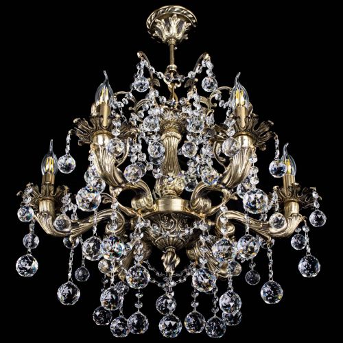 Люстра бронзовая Селена №6/2 шар в Ижевске Гусь Хрустальный