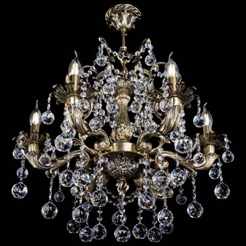 Люстра бронзовая Селена №6/2 шар в Ижевске Гусь Хрустальный