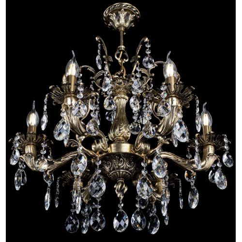 Люстра бронзовая Селена №6 баден в Ижевске Гусь Хрустальный