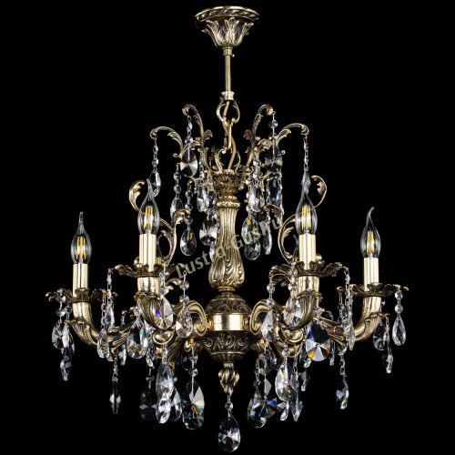 Люстра бронзовая Селена №6 лучик в Ижевске Гусь Хрустальный