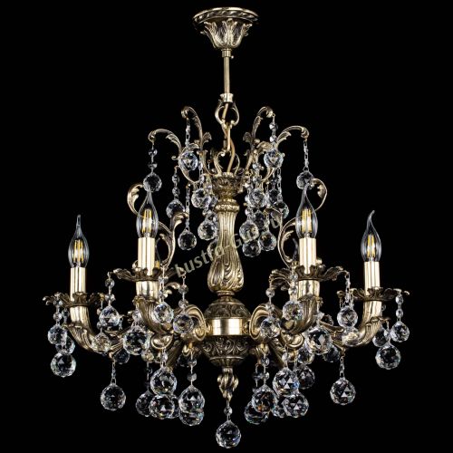 Люстра бронзовая Селена №6 шар в Ижевске Гусь Хрустальный