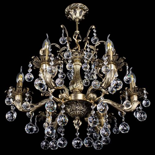 Люстра бронзовая Селена №6 шар в Ижевске Гусь Хрустальный