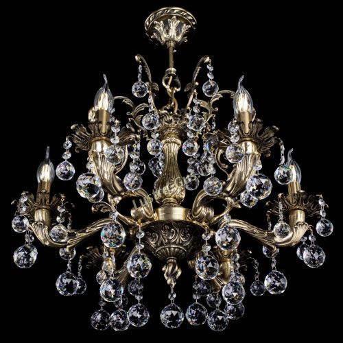 Люстра бронзовая Селена №6 шар в Ижевске Гусь Хрустальный