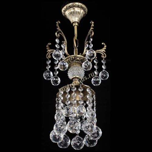 Люстра бронзовая София №1/2 шар в Ижевске Гусь Хрустальный