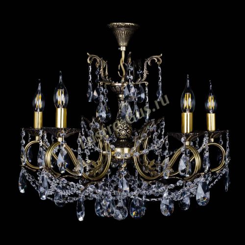 Бронзовая люстра Валери №5 лучик в Ижевске Гусь Хрустальный