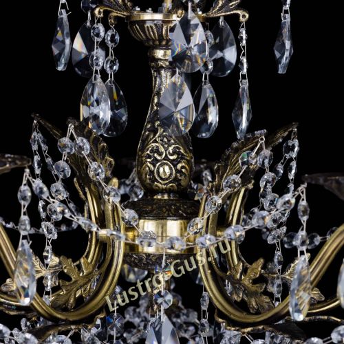 Бронзовая люстра Валери №5 лучик в Ижевске Гусь Хрустальный