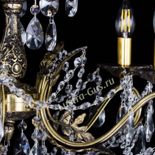Бронзовая люстра Валери №5 лучик в Ижевске Гусь Хрустальный