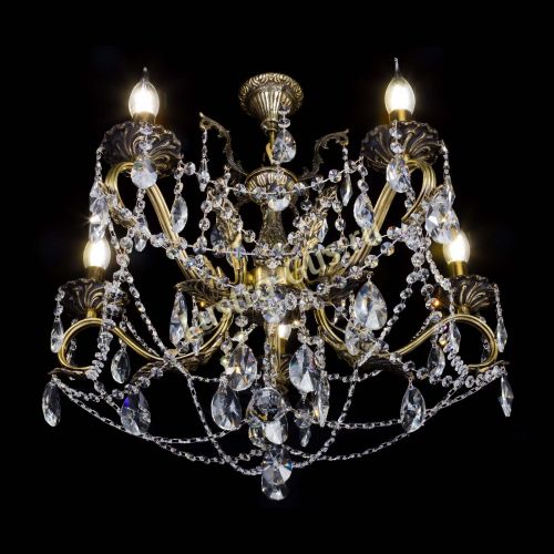 Бронзовая люстра Валери №5 лучик в Ижевске Гусь Хрустальный