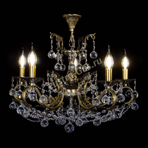 Бронзовая люстра Валери №5 шар в Ижевске Гусь Хрустальный