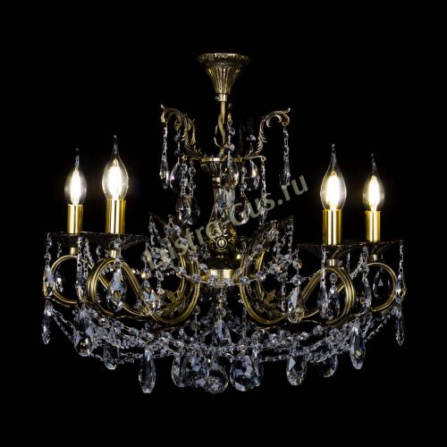 Бронзовая люстра Валери №5 журавлик в Ижевске Гусь Хрустальный