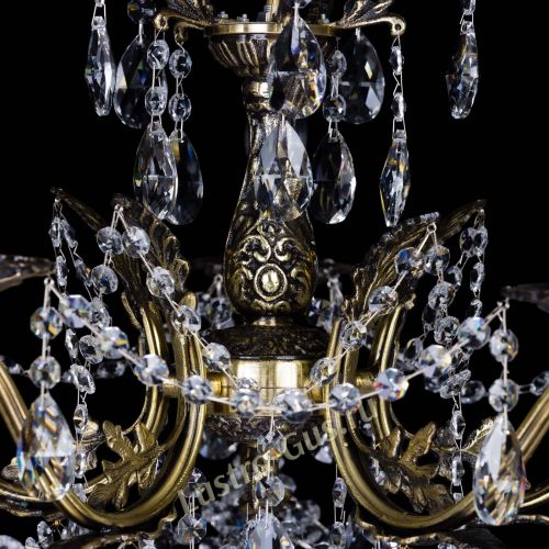 Бронзовая люстра Валери №5 журавлик в Ижевске Гусь Хрустальный