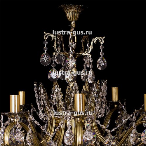 Люстра бронзовая Афина №1 в Ижевске Гусь Хрустальный