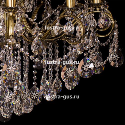 Люстра бронзовая Афина №1 в Ижевске Гусь Хрустальный