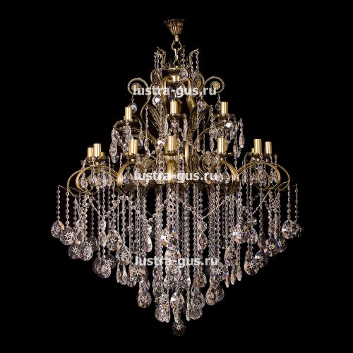 Люстра бронзовая Афина №2 в Ижевске Гусь Хрустальный