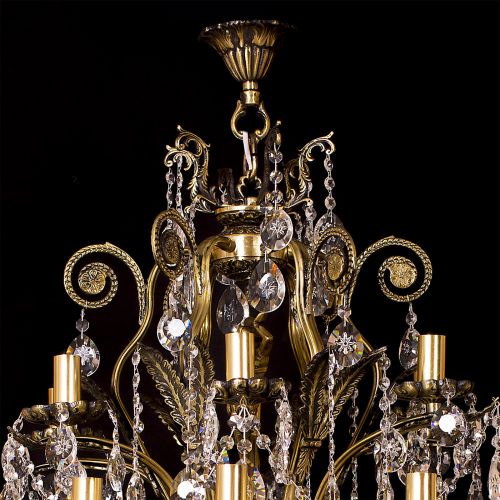 Люстра бронзовая Афина №2 в Ижевске Гусь Хрустальный