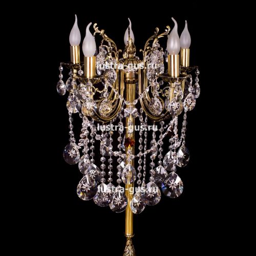 Бронзовый торшер Матильда №2 в Ижевске Гусь Хрустальный