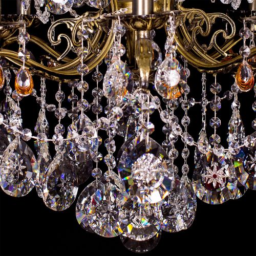 Люстра бронзовая Мелания №12 в Ижевске Гусь Хрустальный