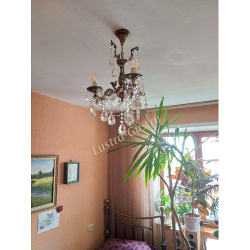 Люстра бронзовая Мелания №3 в Ижевске Гусь Хрустальный