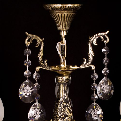 Люстра бронзовая Мелания №3 в Ижевске Гусь Хрустальный