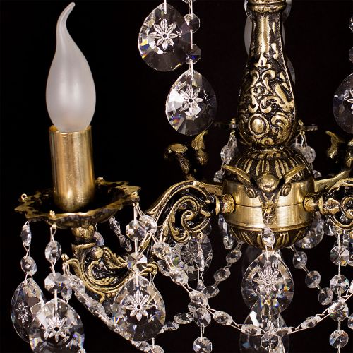 Люстра бронзовая Мелания №3 в Ижевске Гусь Хрустальный